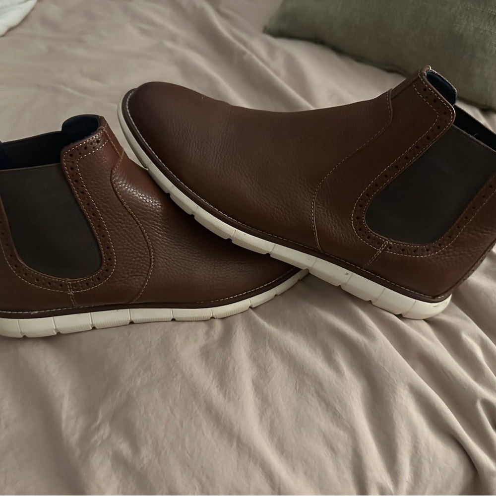Brown Leather Men's Chelsea Boots